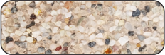 California Pebble Exposed Sandy Beach Pebble Pool Plaster Profile