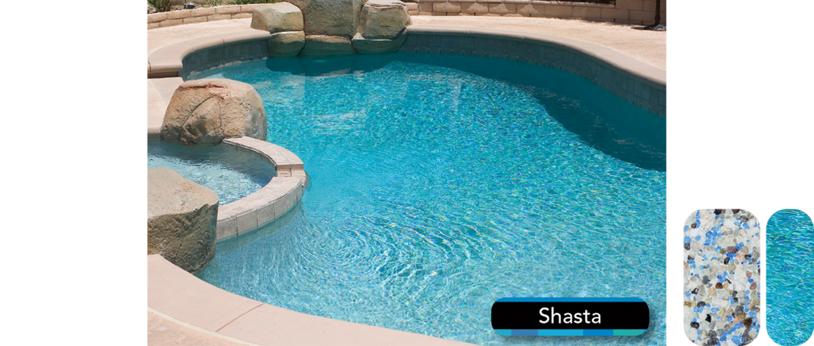 California Pebble Exposed Shasta Pool Plaster