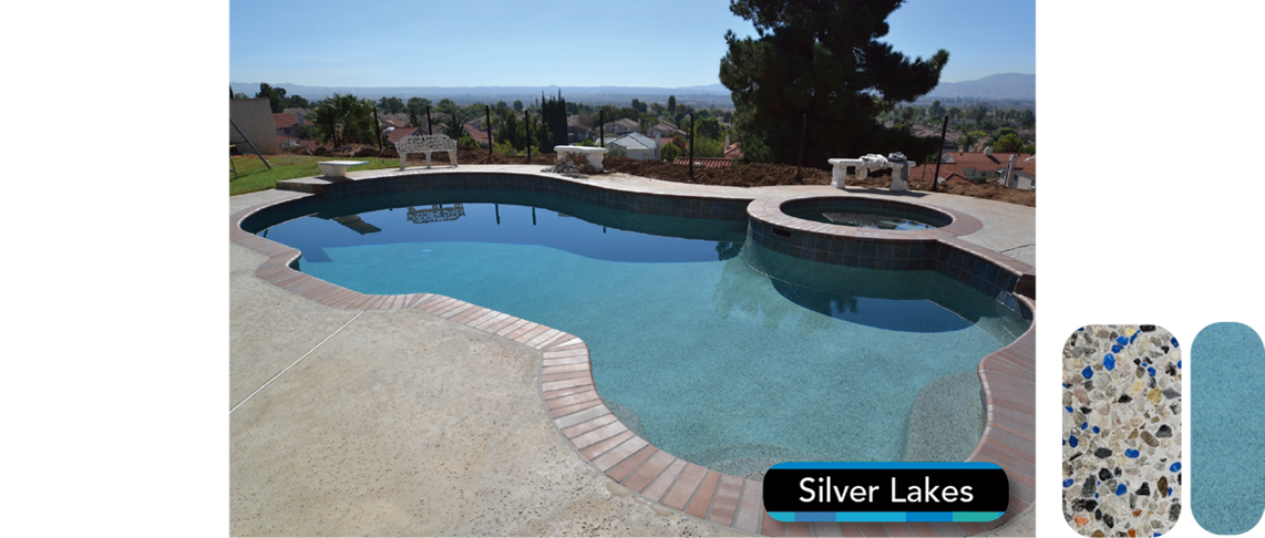 California Pebble Exposed Silver Lakes Pool Plaster
